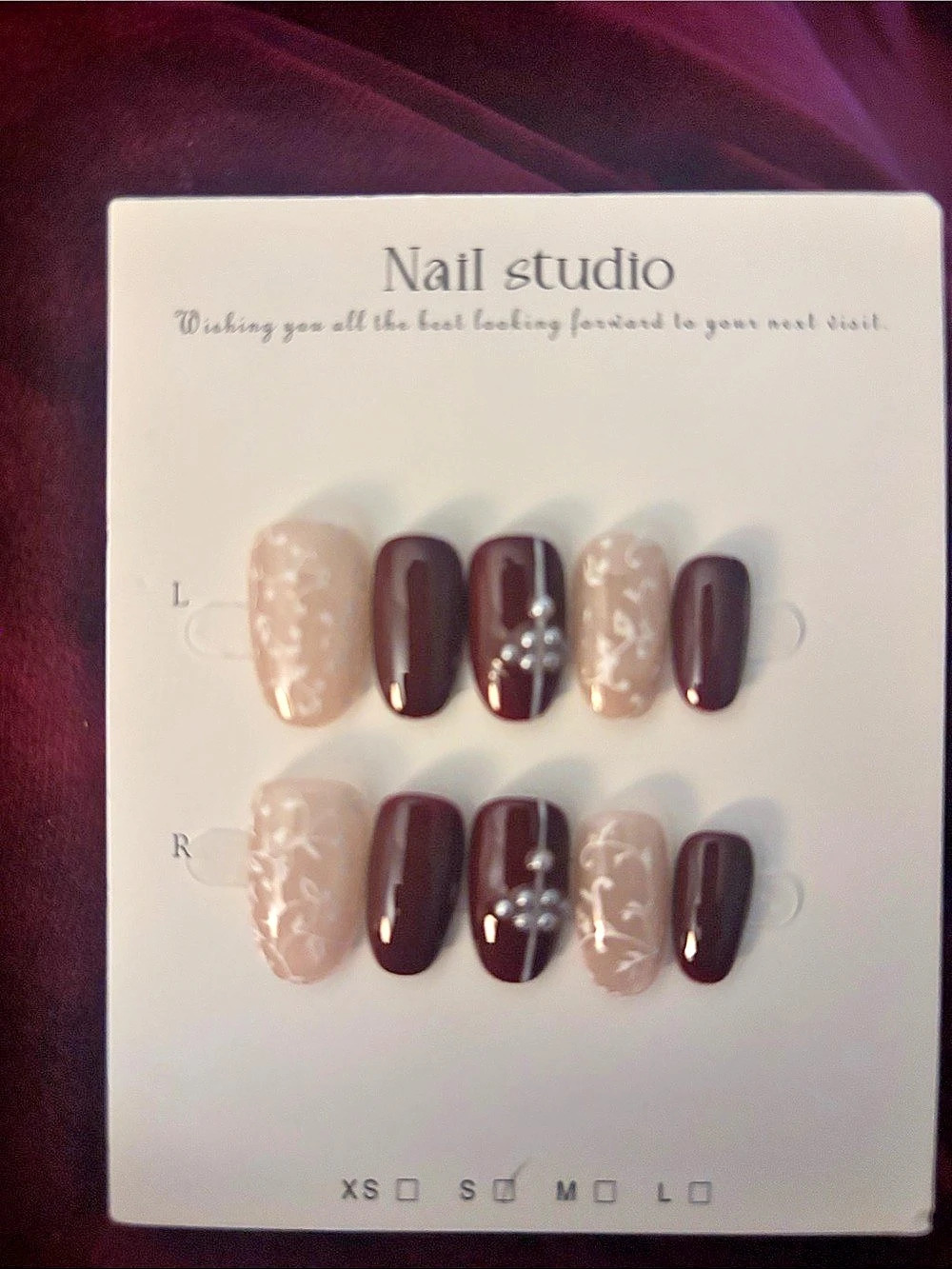 Marble Design Press-On Nails